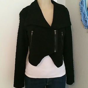 NWT Black crop jacket